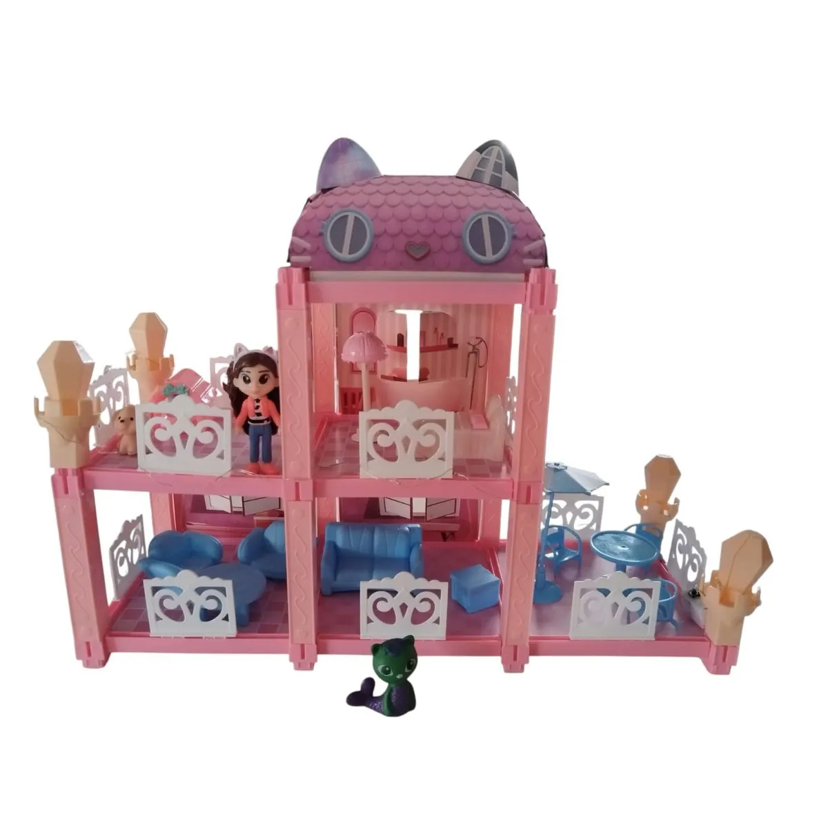 DIY Dollhouse - Building Toy for Girls - 111 Pieces