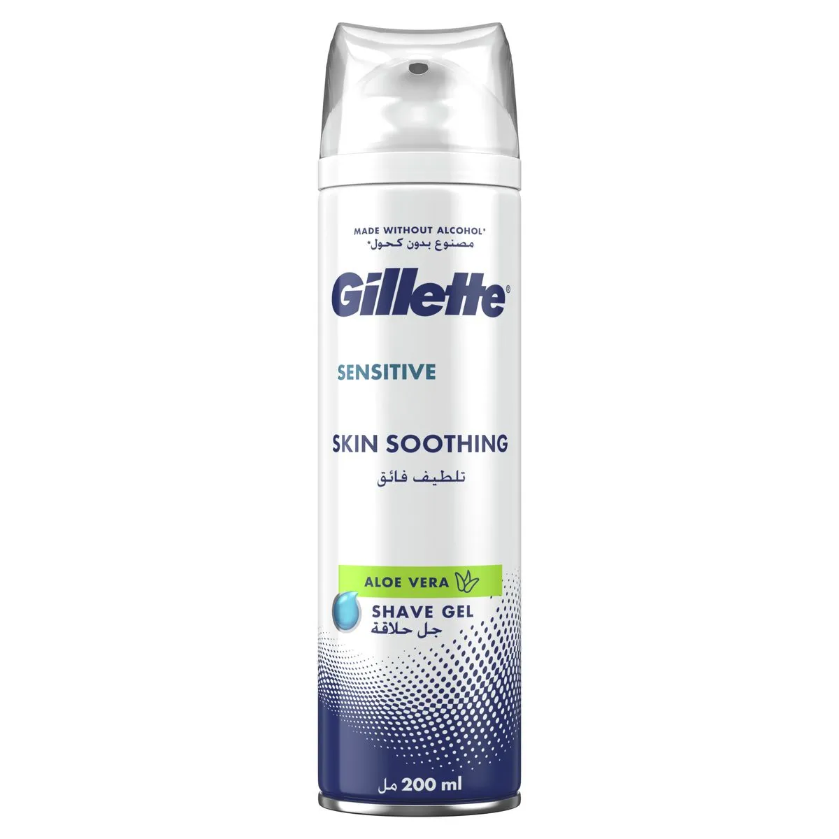 Gillette Sensitive Shaving Gel - Skin Soothing 200ml