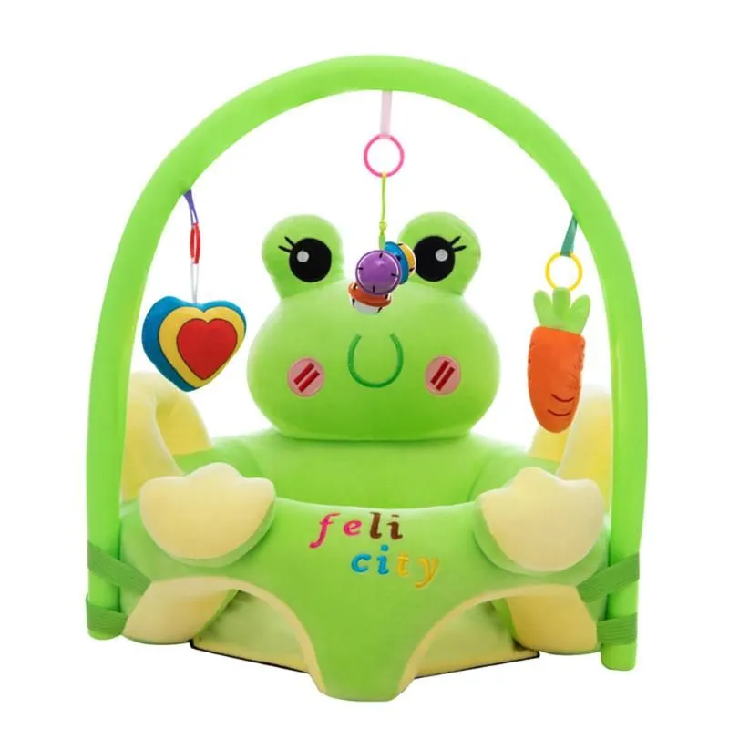 Frog baby Plush Chair Baby Seats Sofa With Game Pole