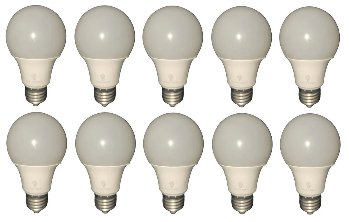 E27 LED Light Bulb 7W Warm White - 10 Pack