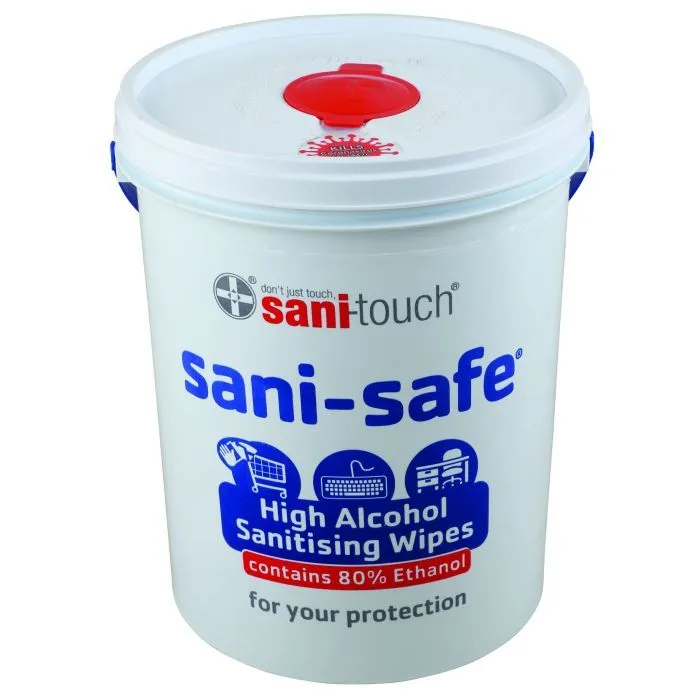 Sanitouch Sani-Safe Sanitiser Wipes - 1000 Pack MDSANISAFE