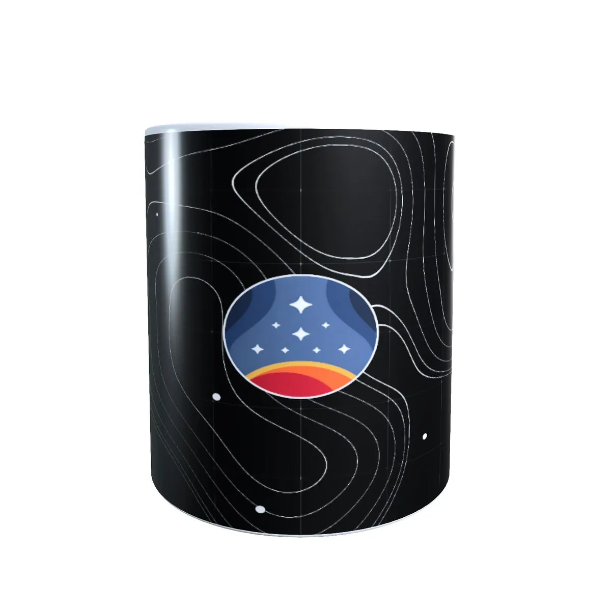 Starfield Constellation Black - Starfield Coffee Mug
