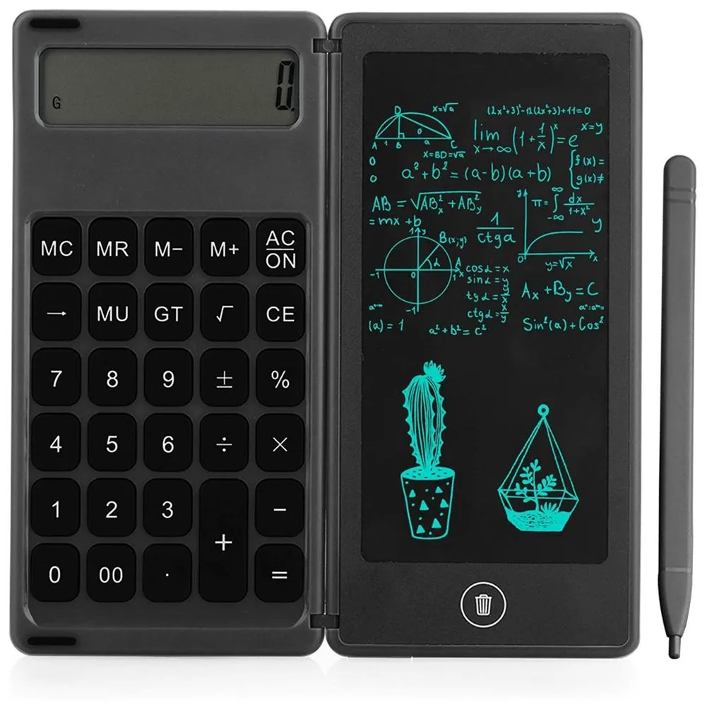 6 Inch LCD Writing Tablet Drawing Pad with Stylus Pen Function Black