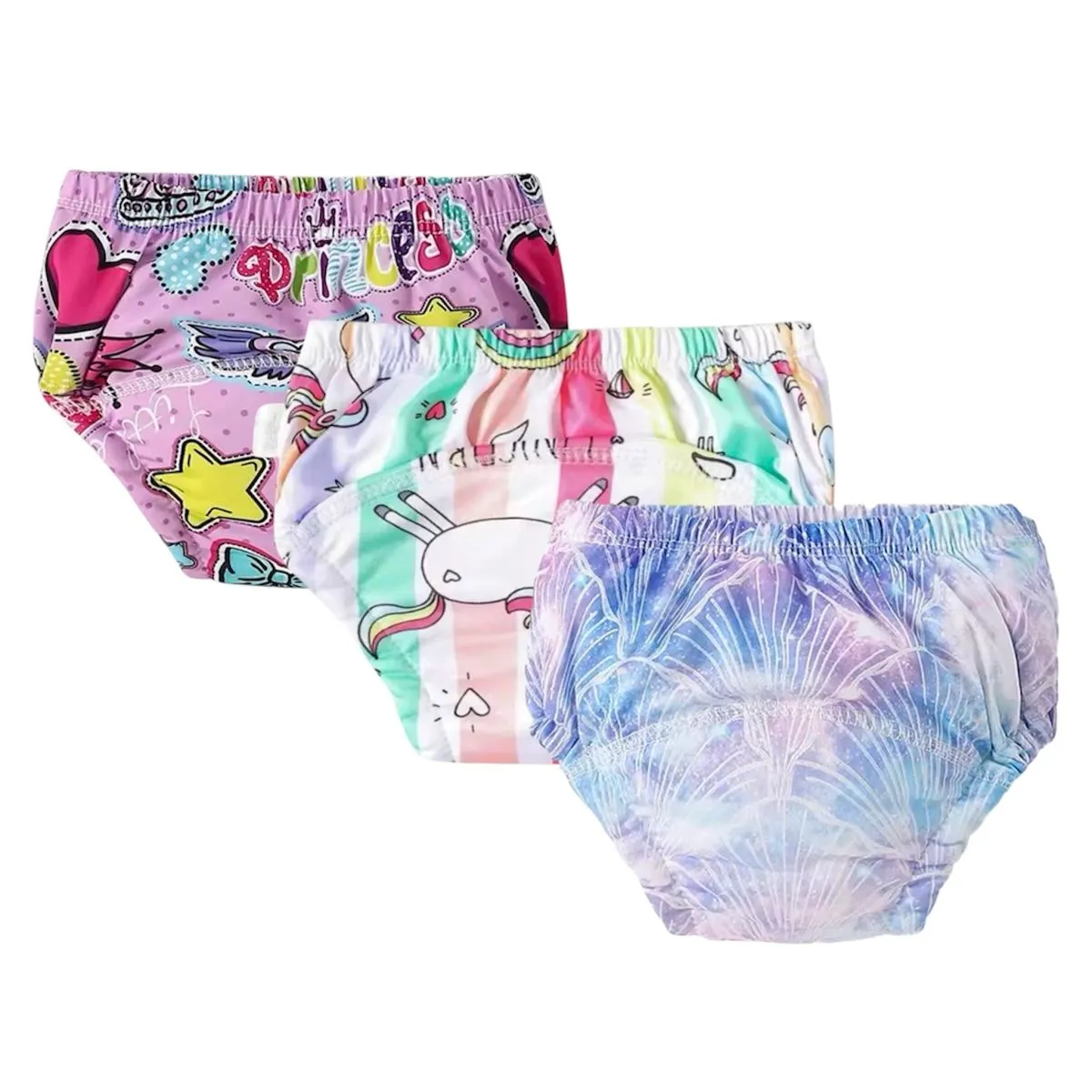 Toddler Training Pants 3-Pack Light Purple