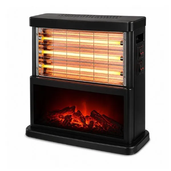 Electric Fireplace Heater 4 Bar Indoor Heater with Safety