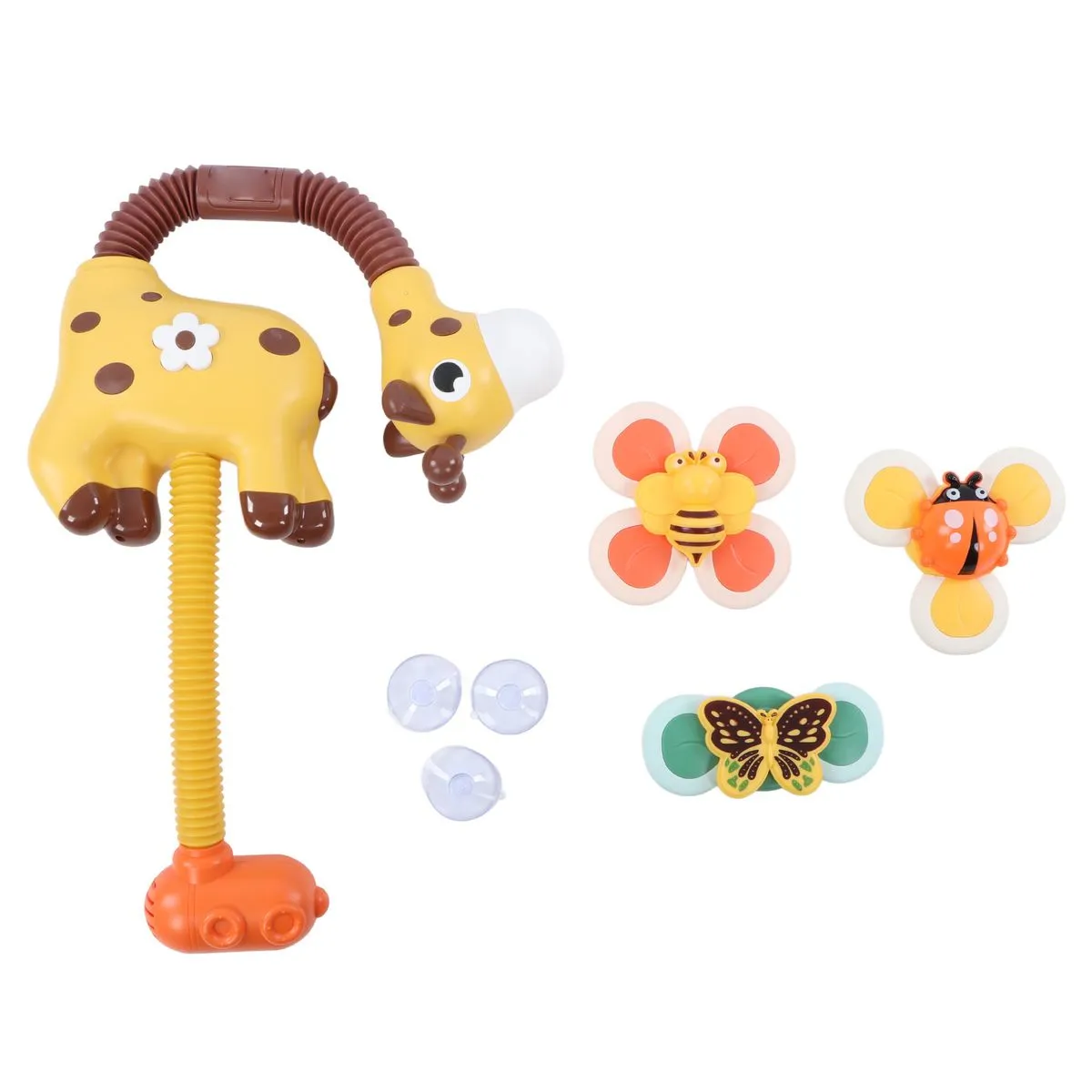 Baby Bath Toys with Shower Head Animal Shape Baby Bathtub Sprayer Type 1