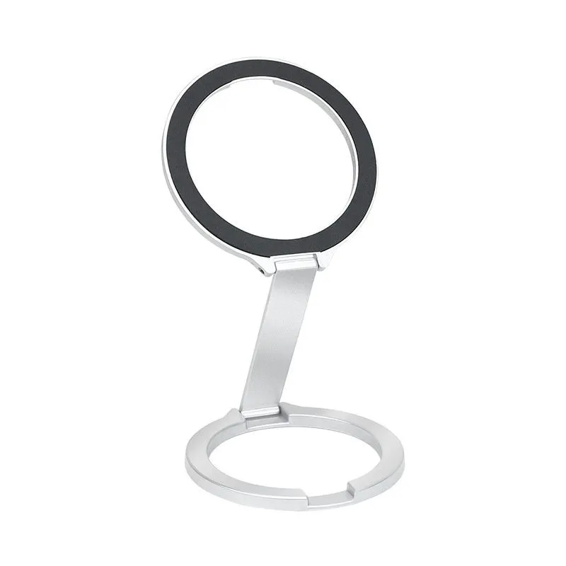 Magnetic Desktop Stand Compatible with MagSafe iPhones - Silver