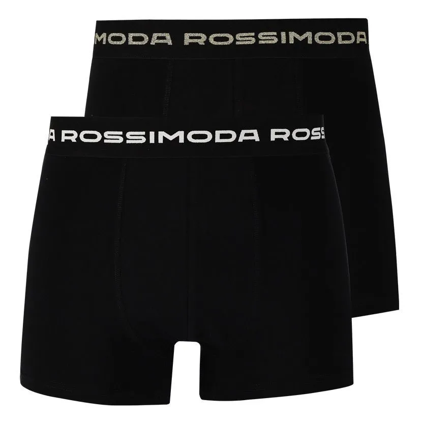 Rossimoda Zavier Underwear Mens Black/Multi 2 Pack