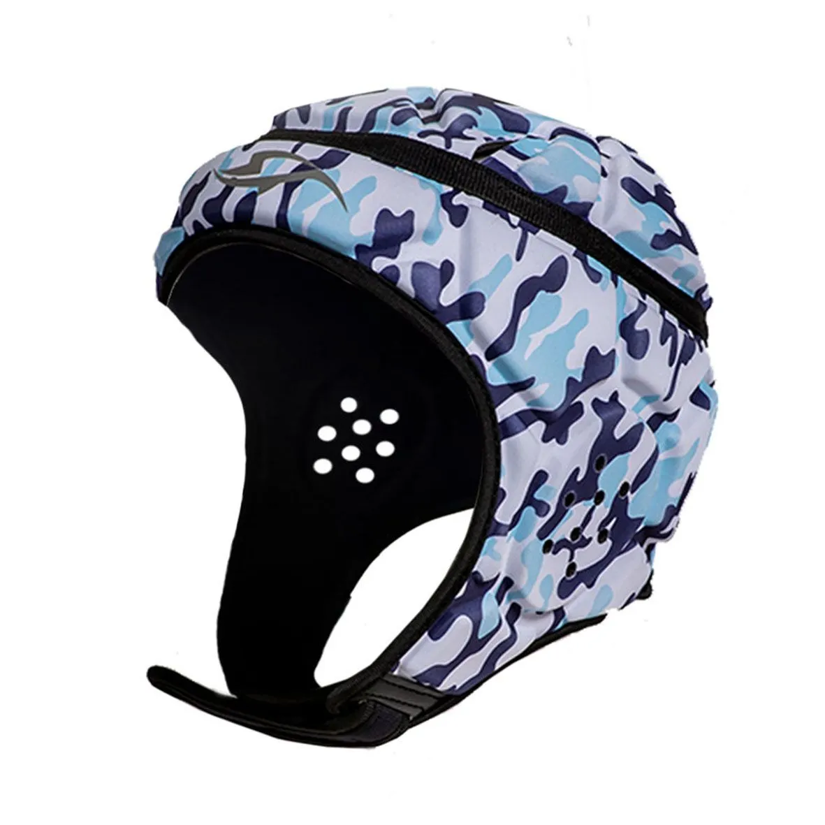 Stormforce INT. Rugby Headgear - Blue/Sky/White Camo