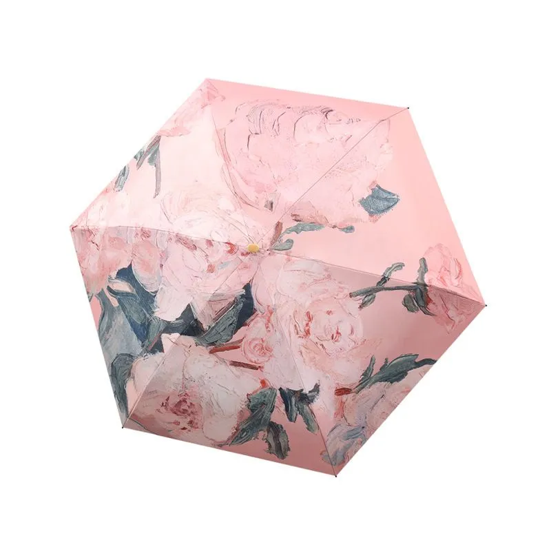 Portable Mini Sun Umbrella - Suitable Both Sunny Rainy Days
