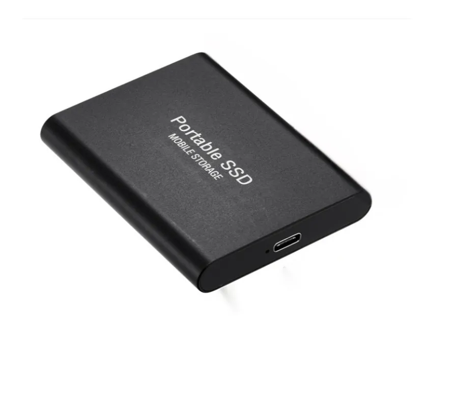 Portable Solid-state Drive 2TB High Capacity - Black