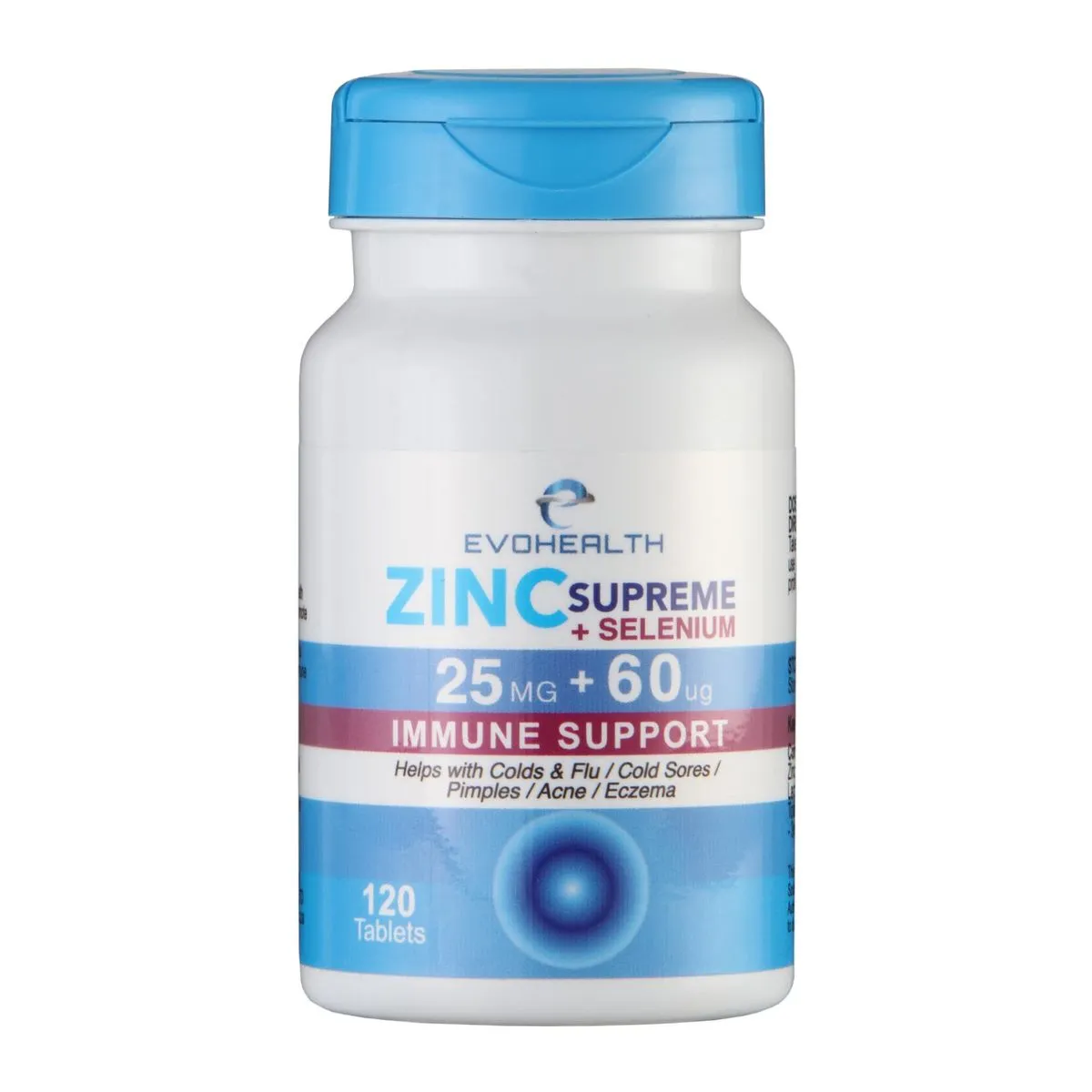 Zinc and selenium 25mg 120 Tablets