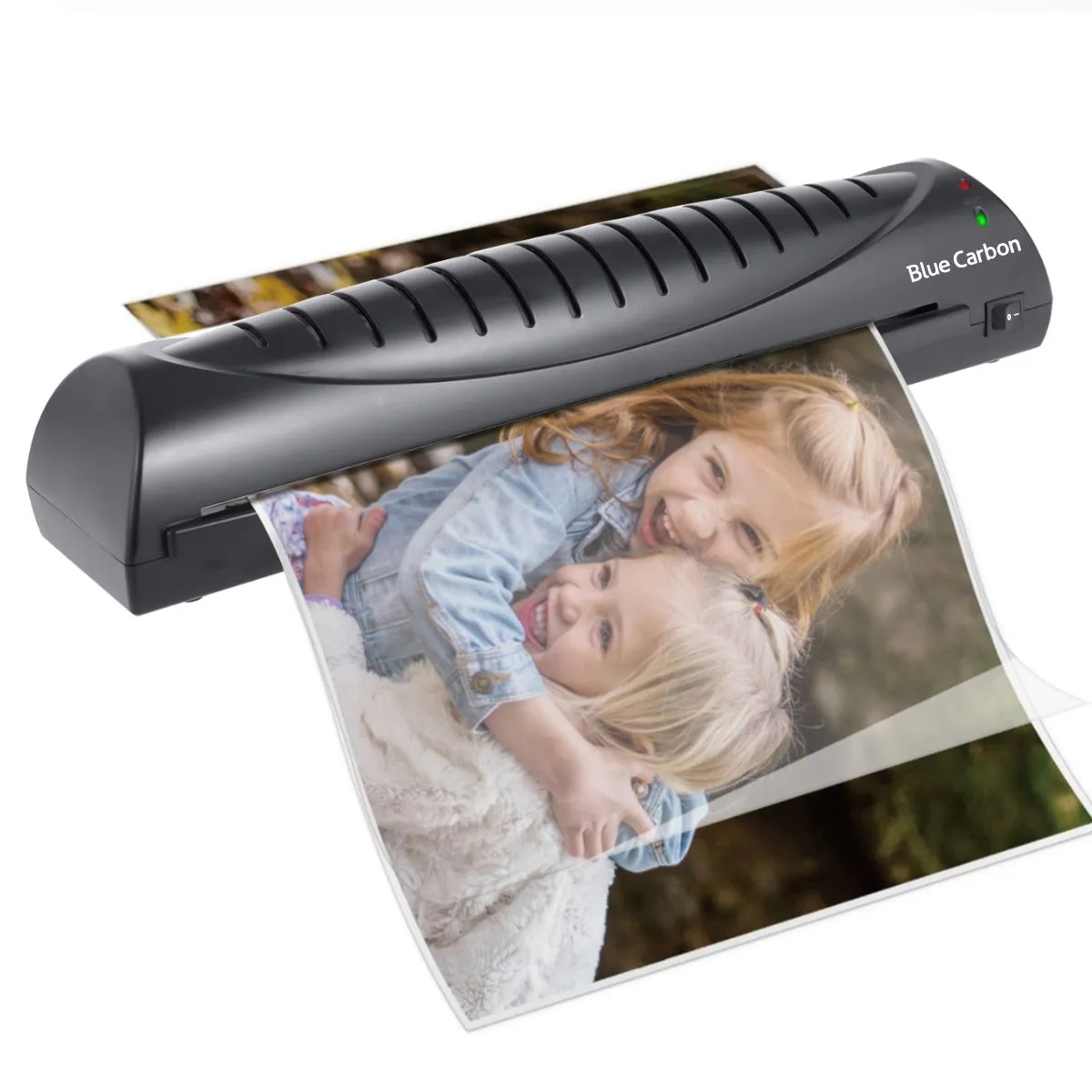 Blue Carbon Laminator A4 Laminating Machine Quick Warm-Up for Home Office