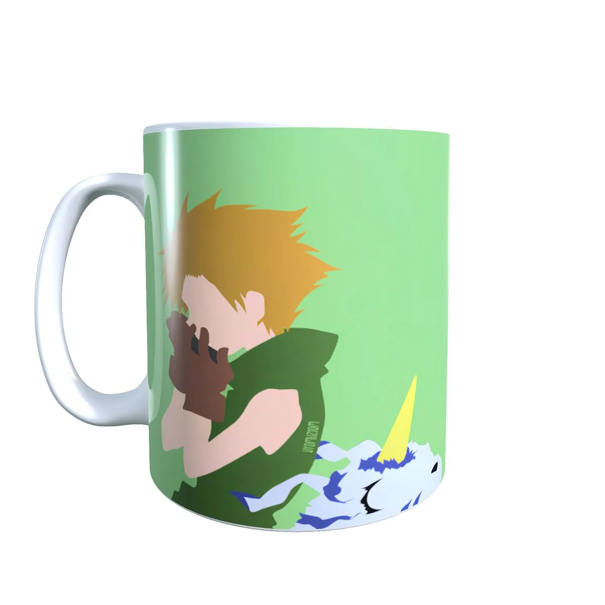 Matt & Gabumon Minimal - Digimon Themed Coffee Mug