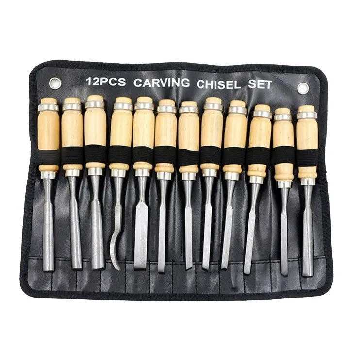 12 Piece Wood Carving Chisel Tool Set