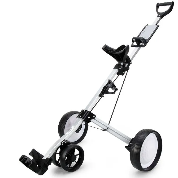 Aluminum Alloy Golf Carts Foldable Golf Pull Cart - 4 Wheel Golf Pull Cart