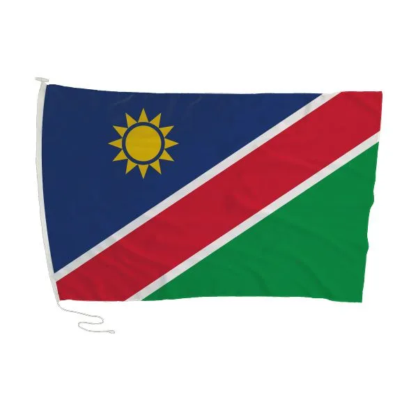 Namibia Flag with Rope and Toggle - 180 x 120cm