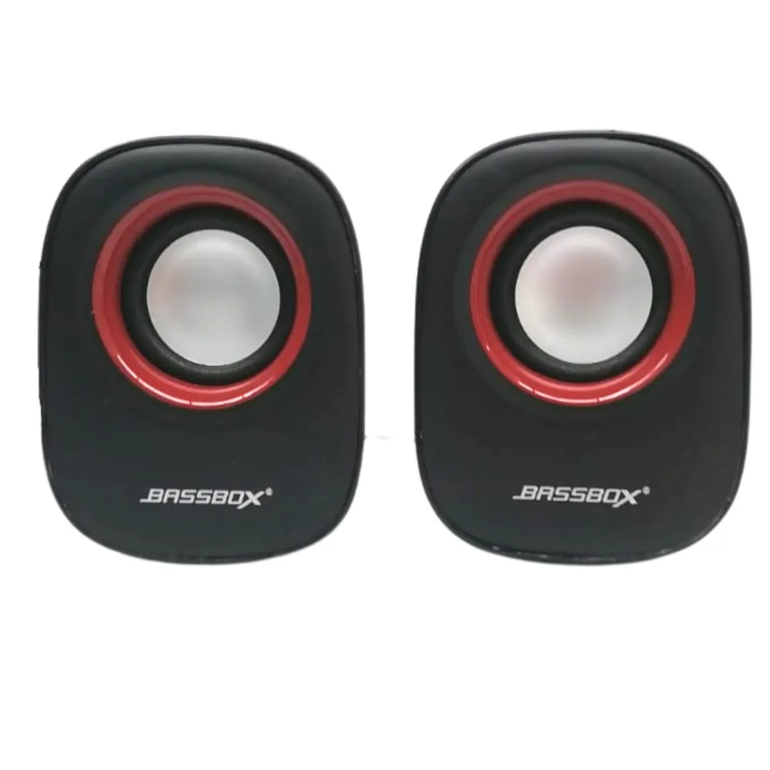 Bassbox Computer Speaker USB Wired Speakers 3D Stereo Sound Surround Loudspeaker