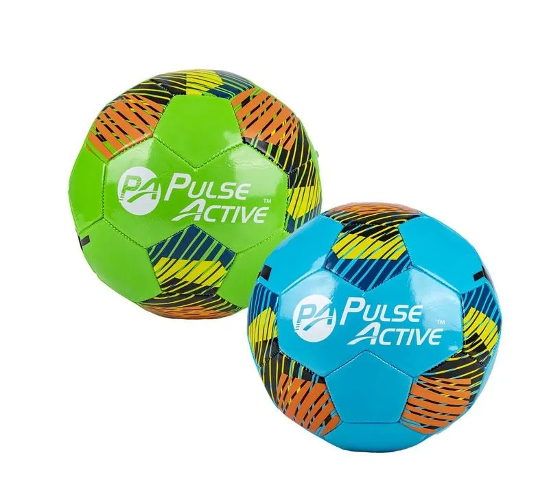 Pulse Active - Premier Soccer Ball - Size 5 - Blue Pattern