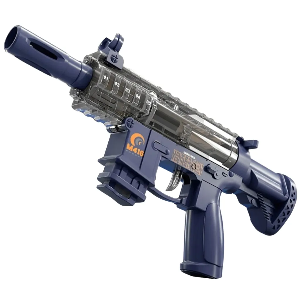 1 Piece - Manual Rapid-Fire Water Gun Toy - Blue