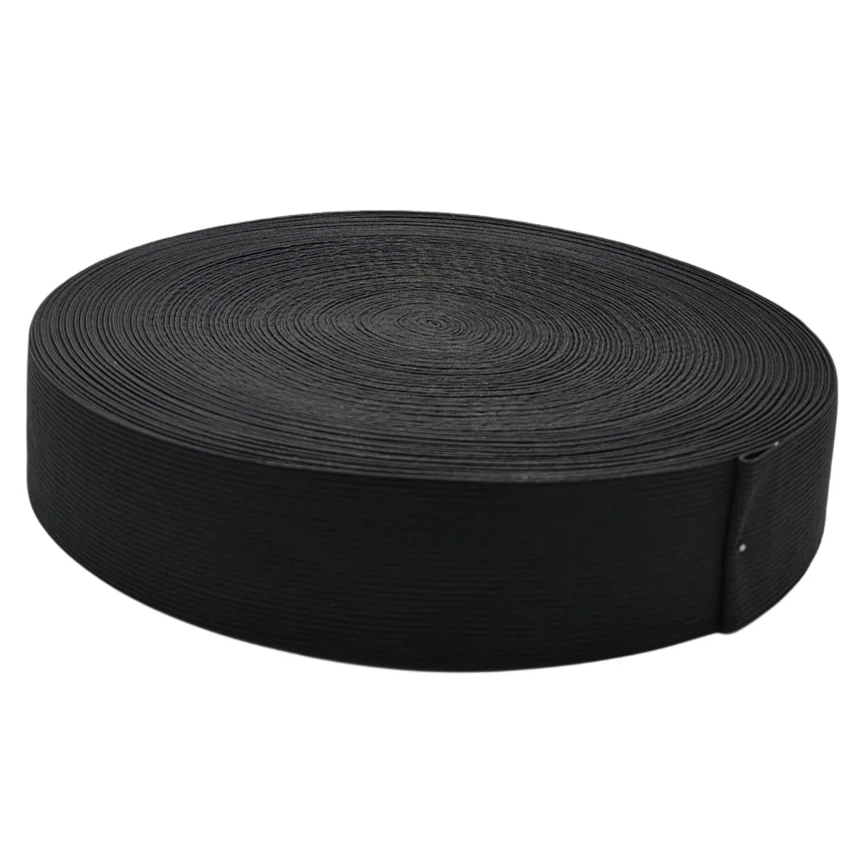 Black Elastic Roll 45mm x 50m - Durable and Flexible