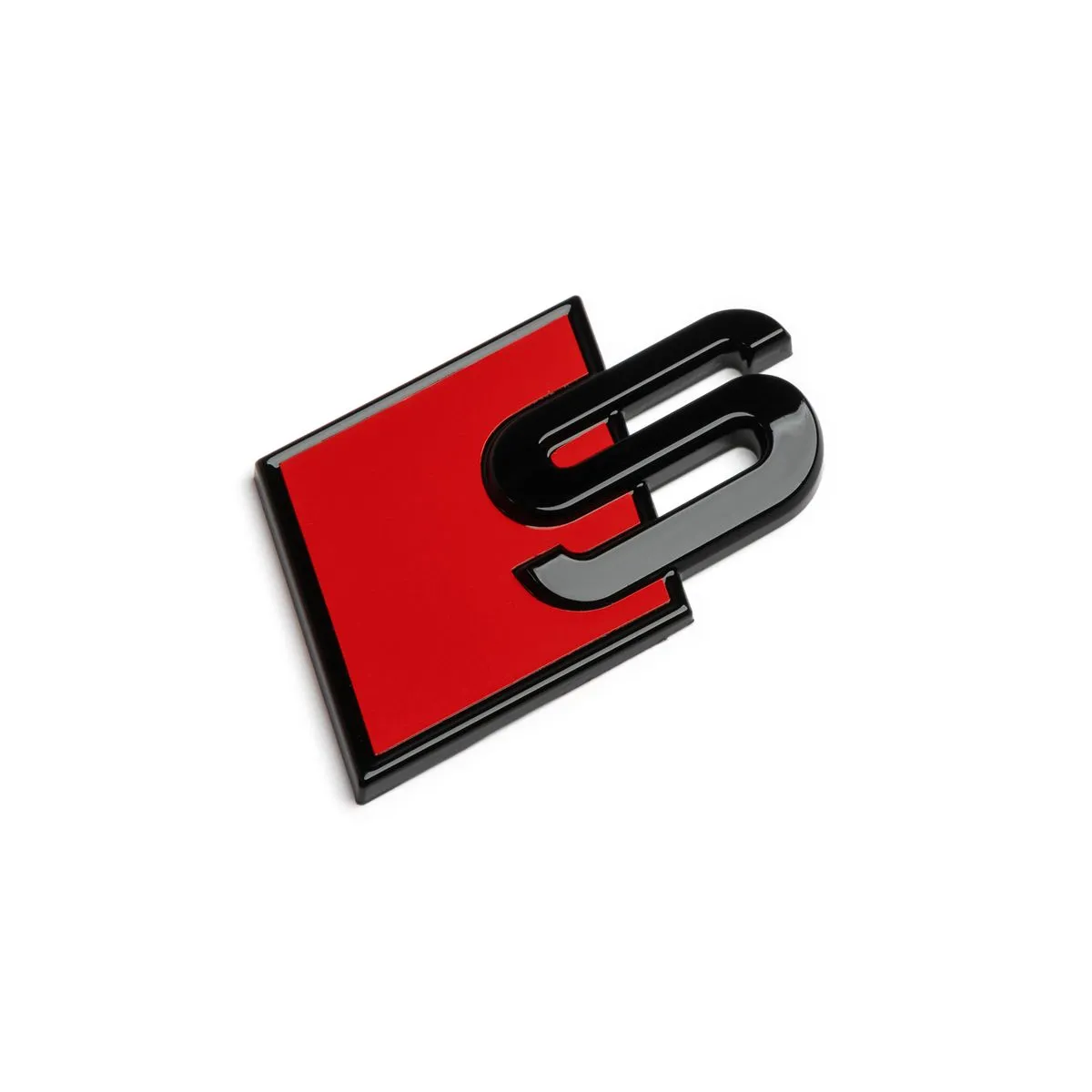 i-AD-S, Audi S 3D Trunk Badge - Glossy Black