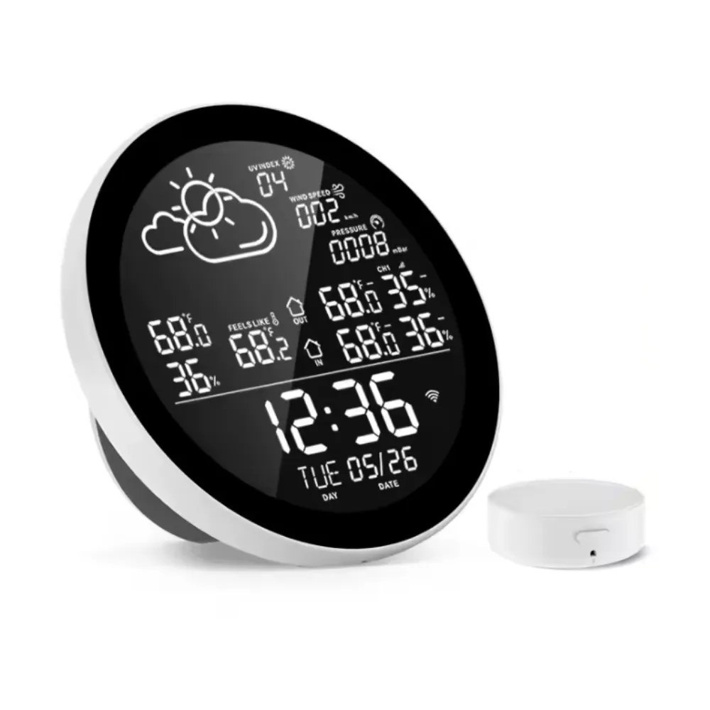 NEPZ Smart Weather Station - Tuya Wi-Fi and BLE Clock + 1 Sensor