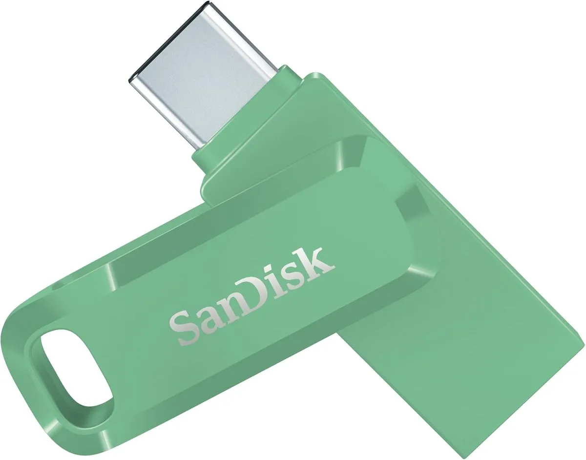 SanDisk 128GB Ultra Dual Drive Go USB Type-C Flash Drive - Absinthe Green