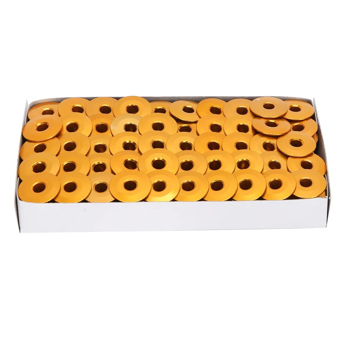 Golden Aluminum Bobbins 100pc Fit Lockstitch Sewing Machines