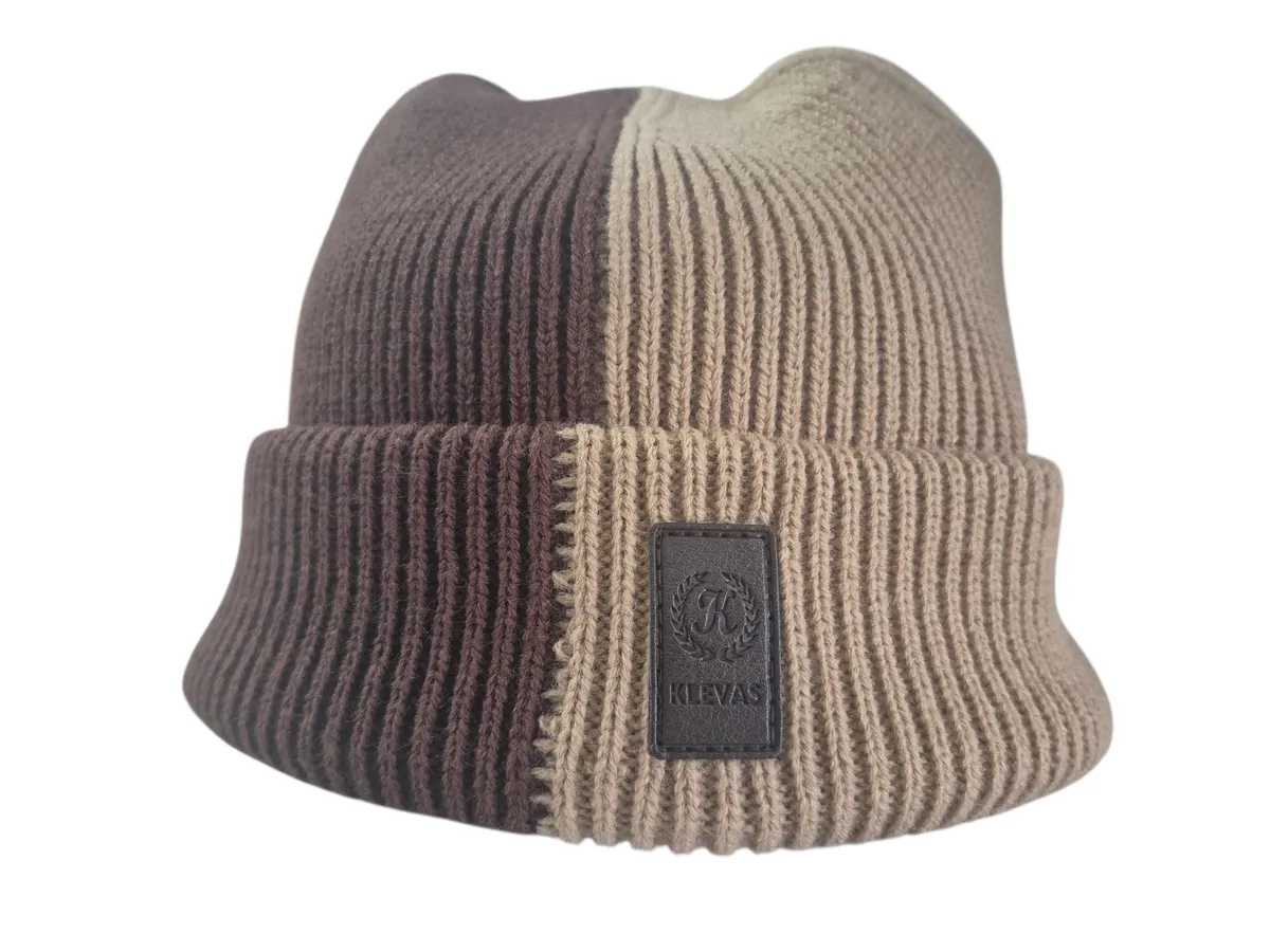 Klevas Men, Unisex Beanie Jackman various colours - CHOC/STONE