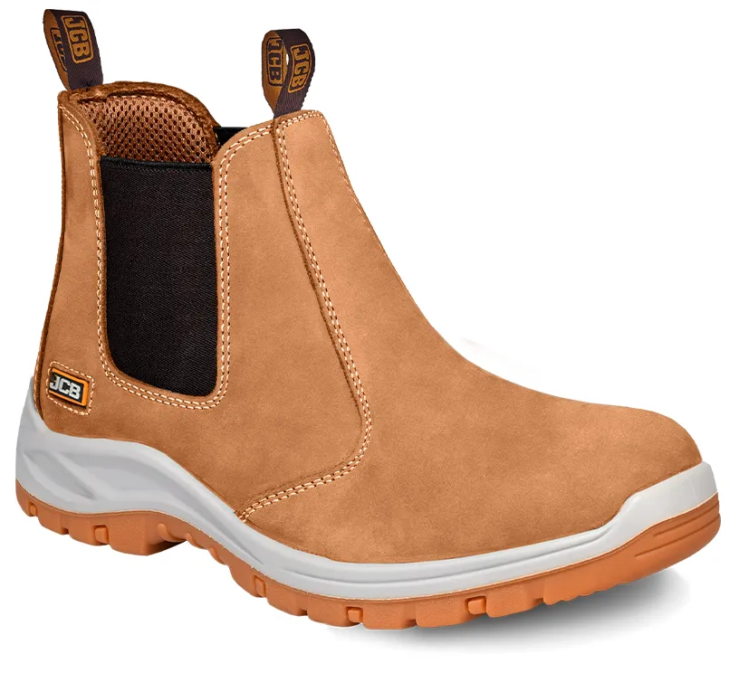 JCB - Chelsea Safety Boot - Tan Nubuck