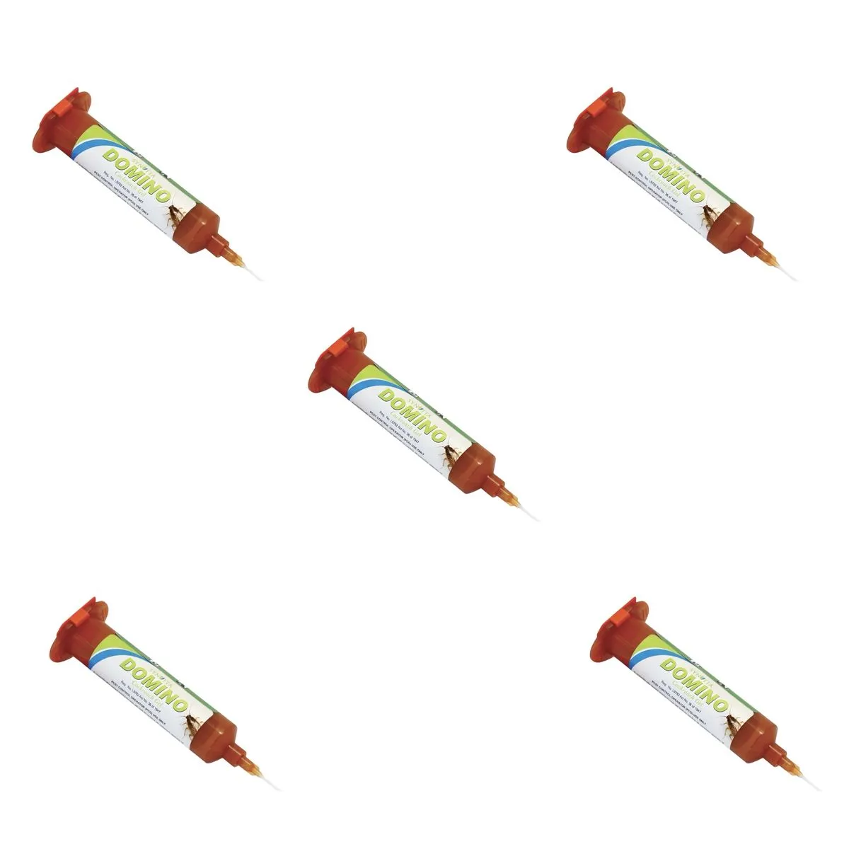 5 Pack Domino Cockroach Gel 35g Each - Bulk Pest Control Solution