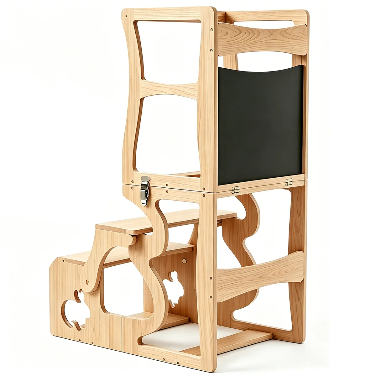 Step Stool Helping Tower Kids Learn Standing Tower Kitchen Children Table