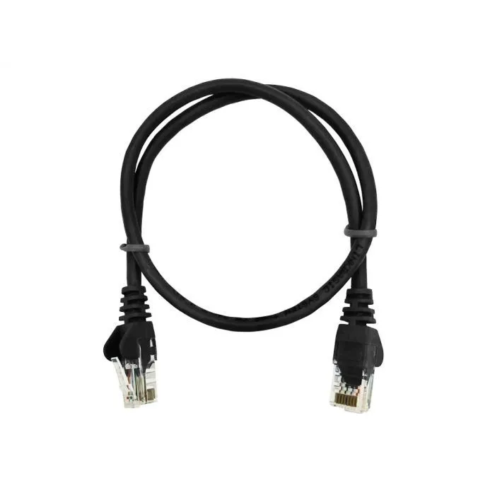 Linkbasic 50cm UTP Cat5e Flylead x 8 - Black