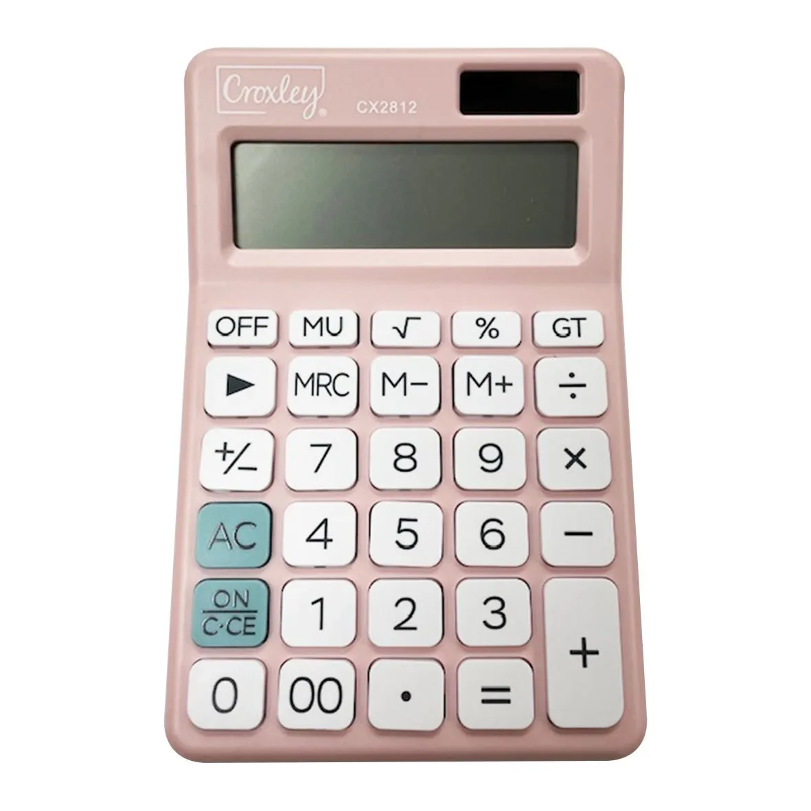 CROXLEY Calculator CX2812 12 Digit - Pink