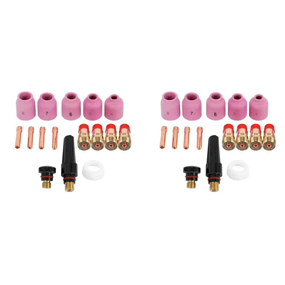 Tig Welding Torches Alumina Nozzles Kit for Sr Wp 17 18 26 Series
