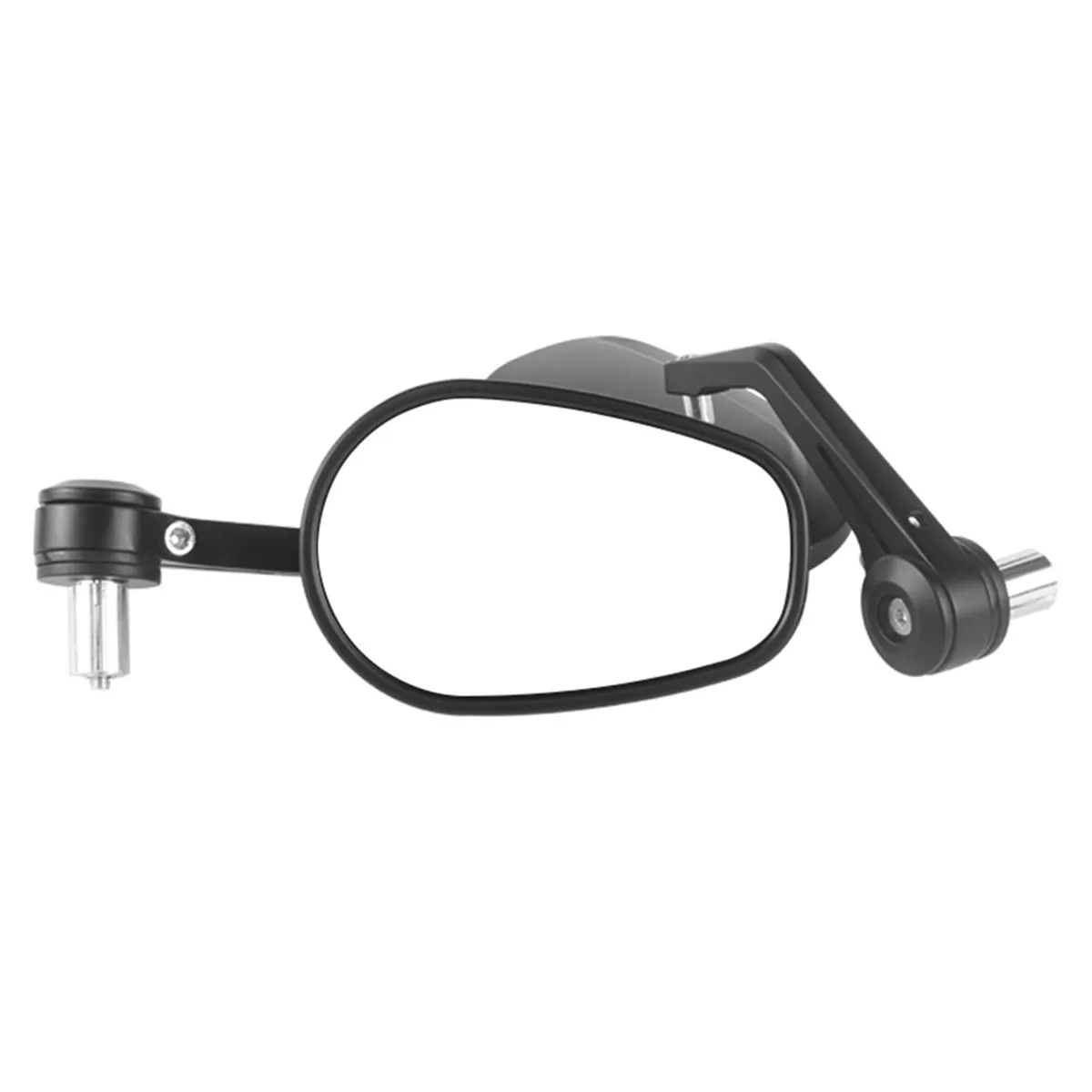 Motorcycle 22Mm Handlebar Rearview Mirror Oval Compatible with Universal