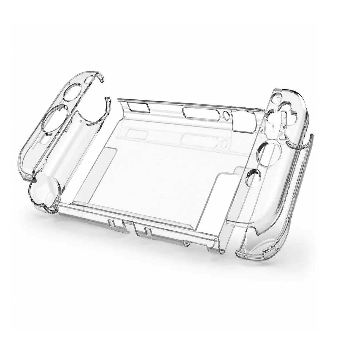 Crystal Clear Hard Case Compatible with Nintendo Switch Handheld Console