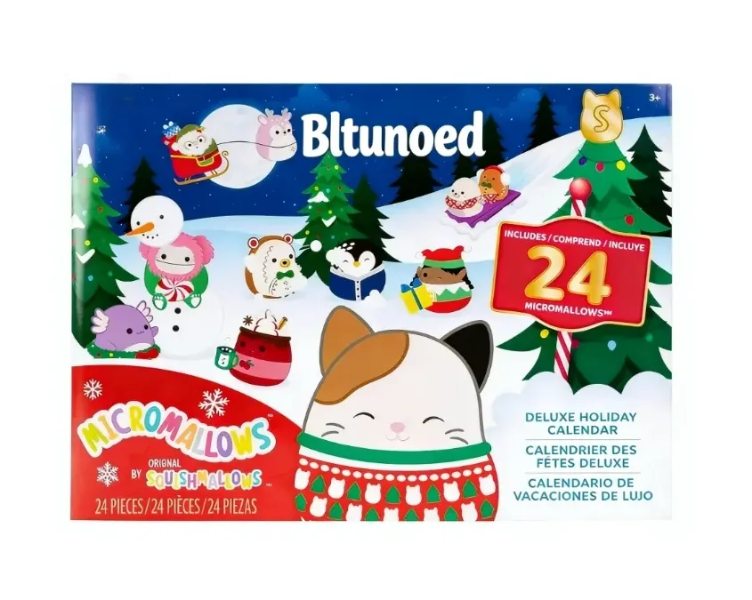 Bltunoed Christmas Toy Game, Original 24-Compartment Ornament Display Toy