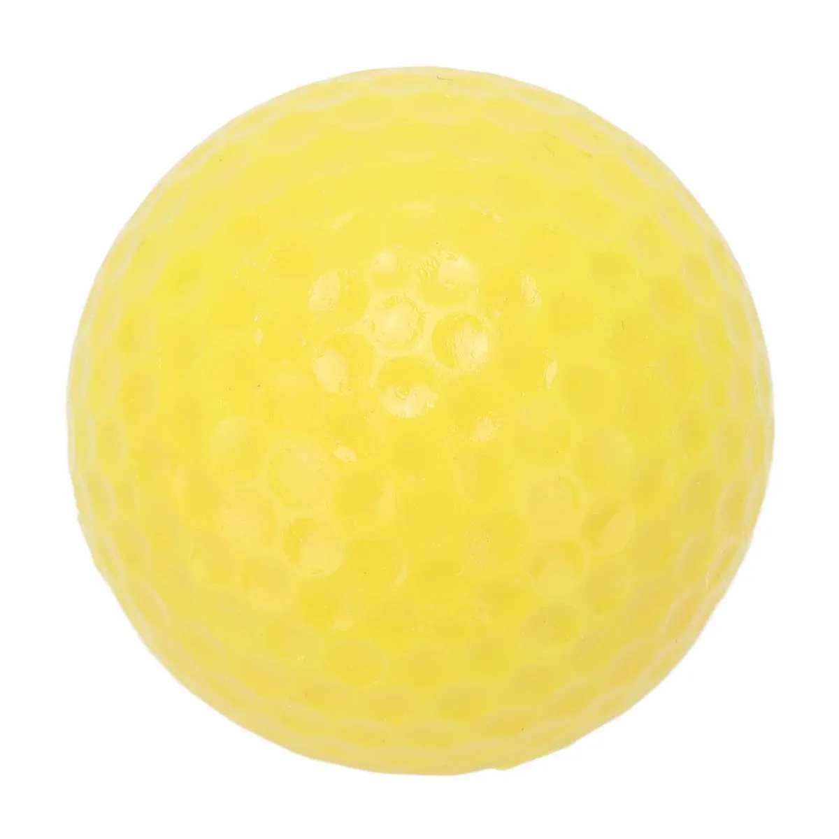 Floating golf balls yellow