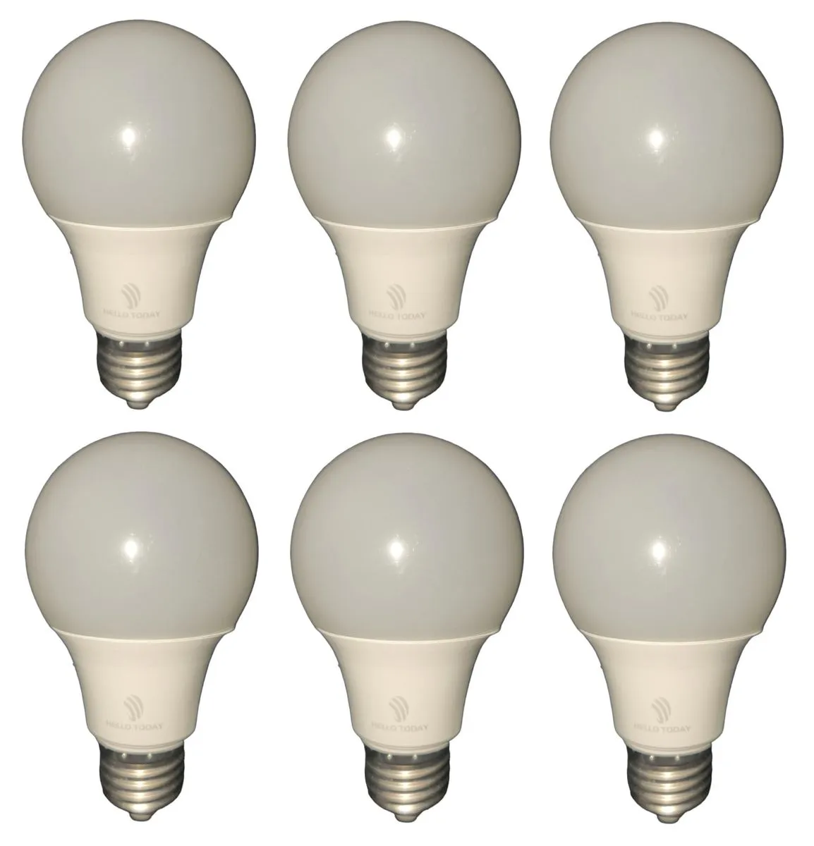 E27 LED Light Bulb 7W Warm White - 6 Pack