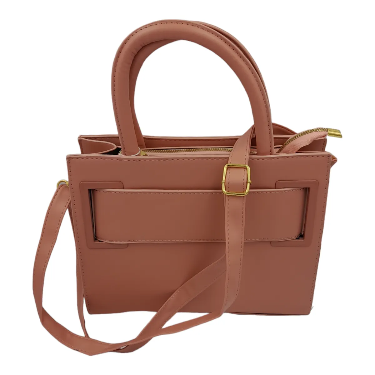 Classic Bags Everyday Ladies Bag With Shoulder Strap Handbags For Women - Pink