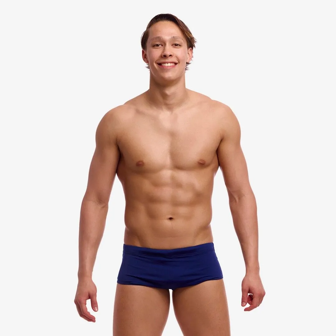 Funky Trunks Men's Sidewinder Trunk Swimming Costume - Still Ocean