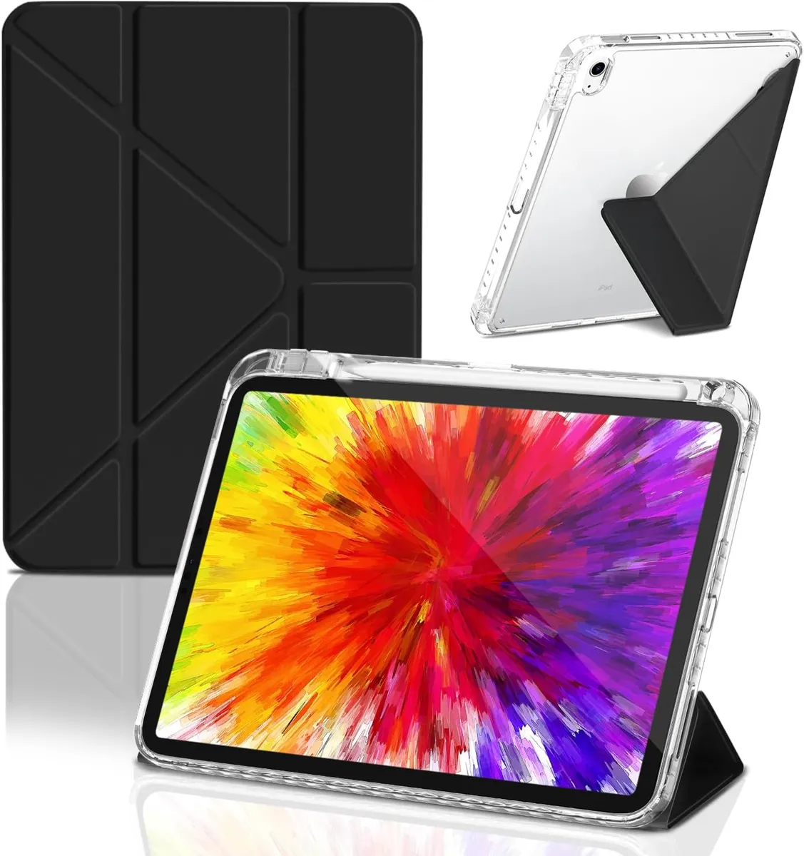 Compatible with iPad (A16)11th Generation Case11In/10th Smart Cover - Black