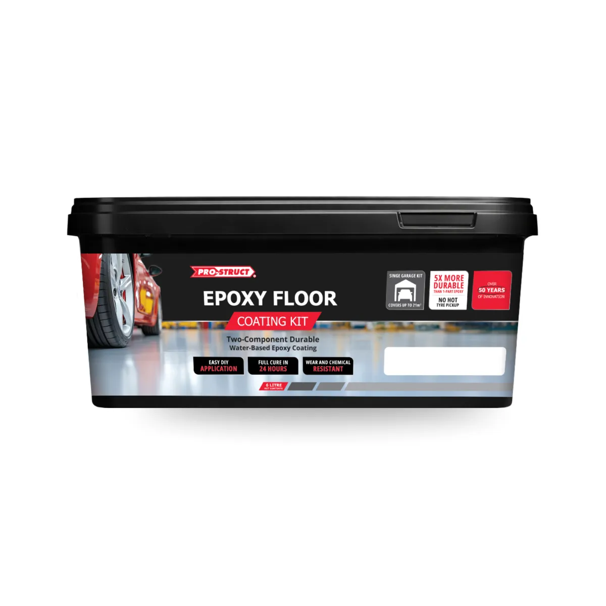 Pro-Struct Epoxy Floor Coating Kit Mid Grey 6L