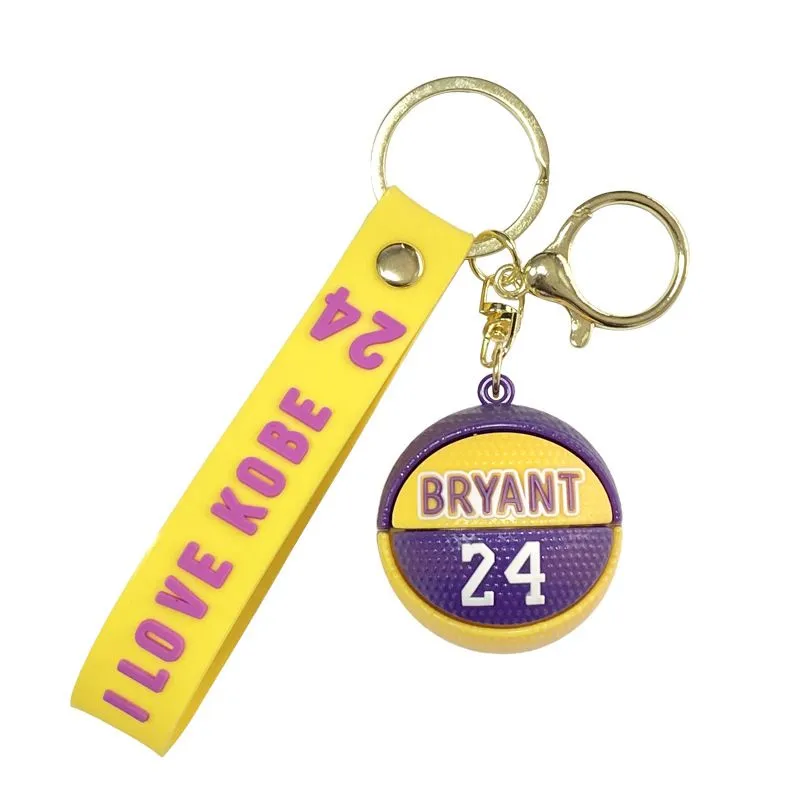 Size 24 Basketball Keychain Charm