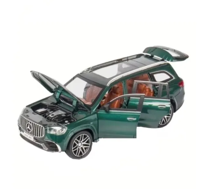 Metal Mechanical Car, 3 Sound Effects, Doors, Hood, and Trunk All Move