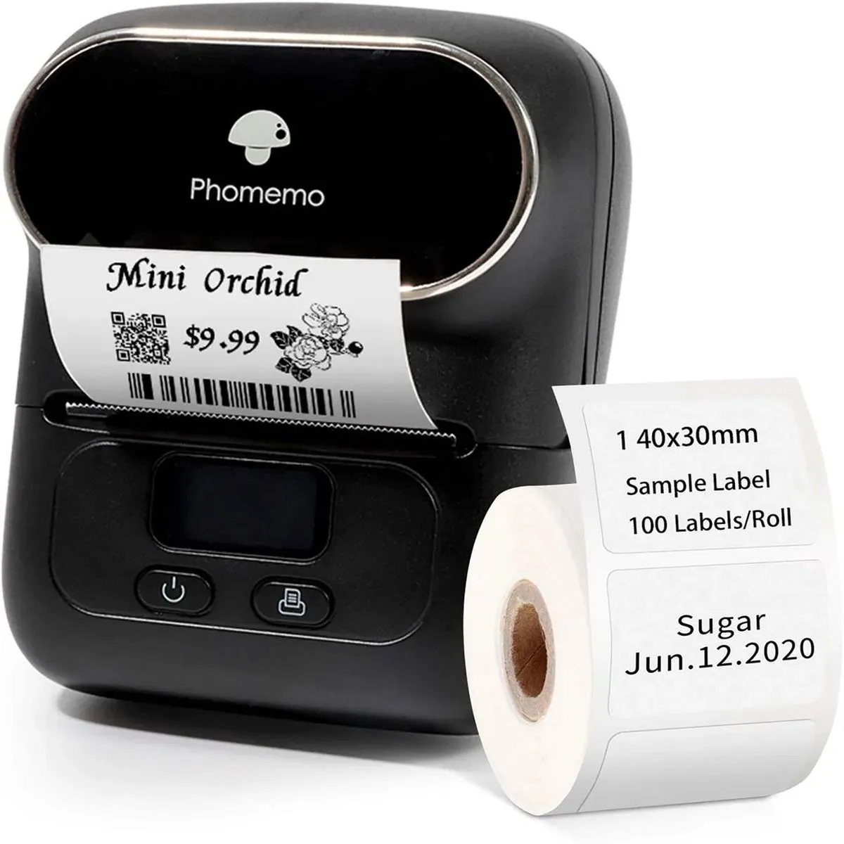 Phomemo M110 Label Maker- Portable Mini Bluetooth Thermal Label Printer