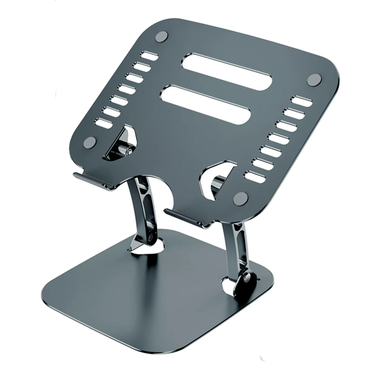 Ergonomic Aluminum Laptop Stand - Grey