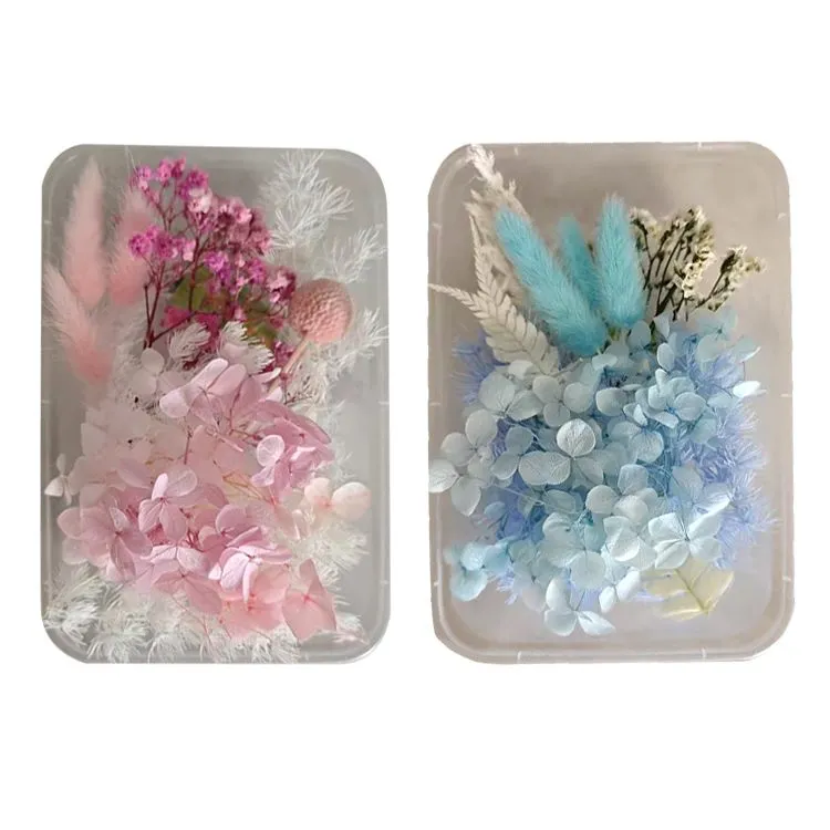 Sugarbird - Pink and Blue Mixed Dried Preserved Flowers For Resin Crafts
